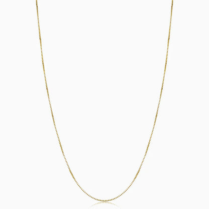 Lynor™ | Bodega Box Necklace – Bold 18K Gold with a Sleek Geometric Edge
