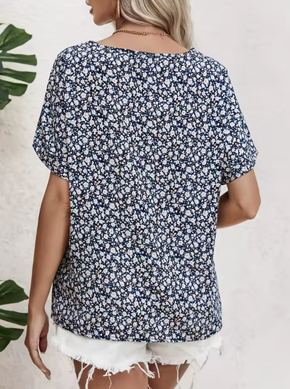 Lynor™ | Chic Floral Print Blouse