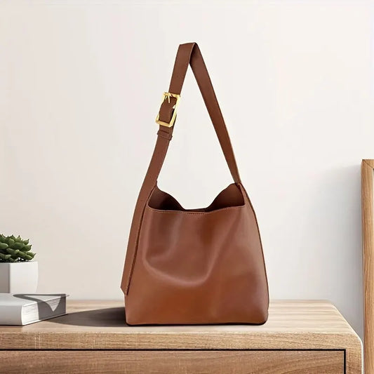 Lynor™ | Elegant leather shoulder bag