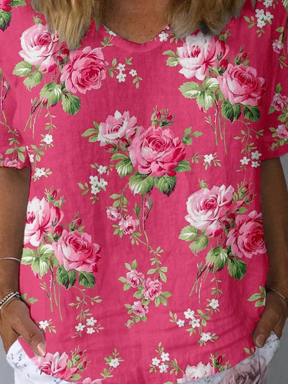 Lynor™ | Artistic Floral Blouse