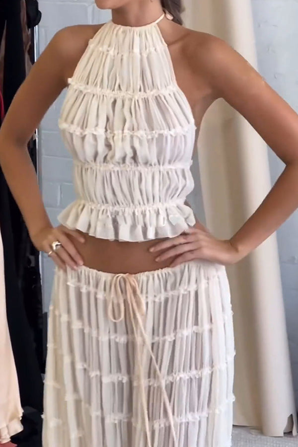 Lynor™ | Drawstring & Retro Charm Long Vintage Pleated Skirt