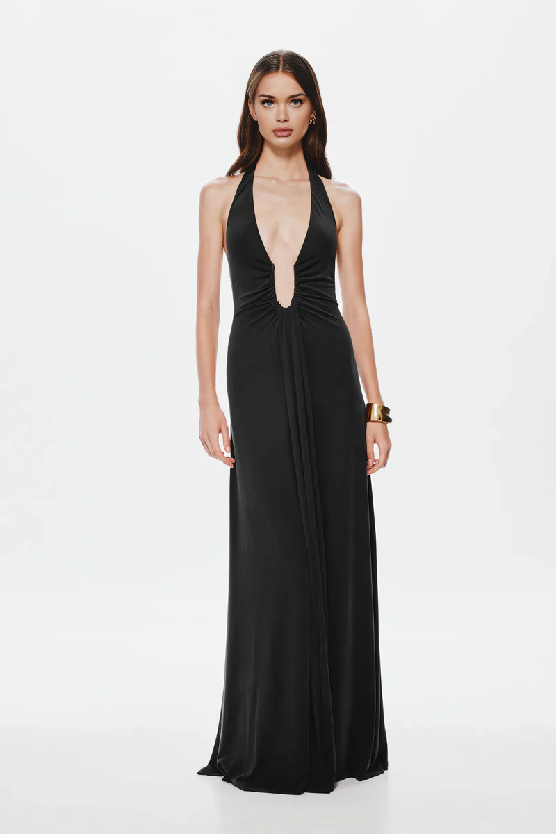 Lynor™ | Maxi Cupro Gown