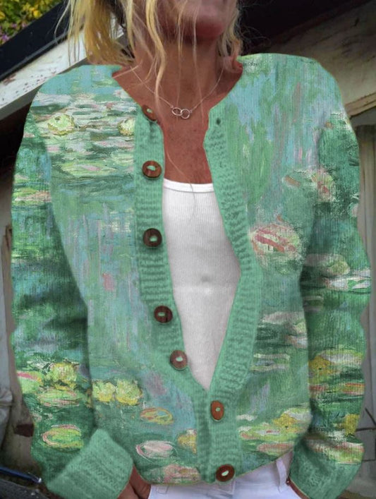 Lynor™ | Green Cardigan