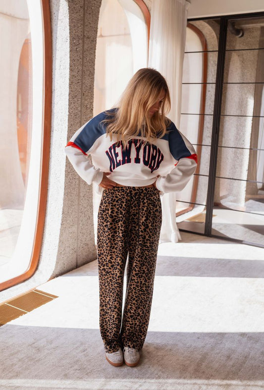 Lynor™ | Leopard Print Sweatpants – Bold Comfort with Wild Style