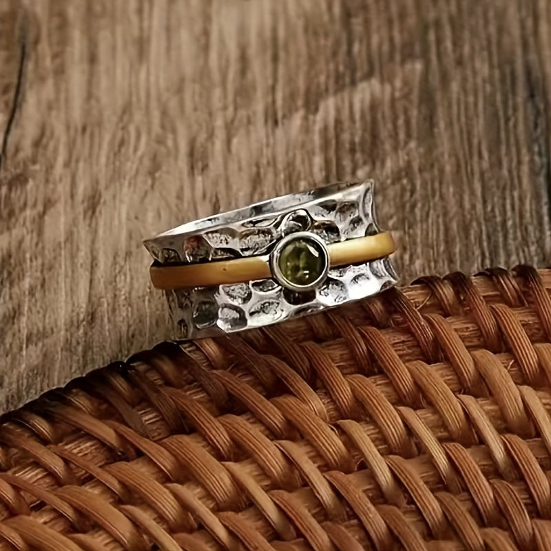 Lynor™ | Elegant Green Zirconia Ring