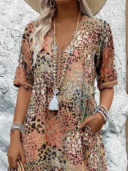 Lynor™ | Vibrant Midi Dress