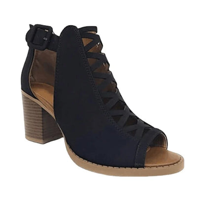 Lynor™ | Lattice Chic Heel Step Bold