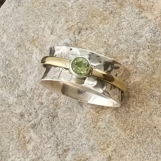 Lynor™ | Elegant Green Zirconia Ring