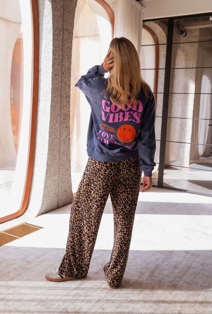 Lynor™ | Leopard Print Sweatpants – Bold Comfort with Wild Style