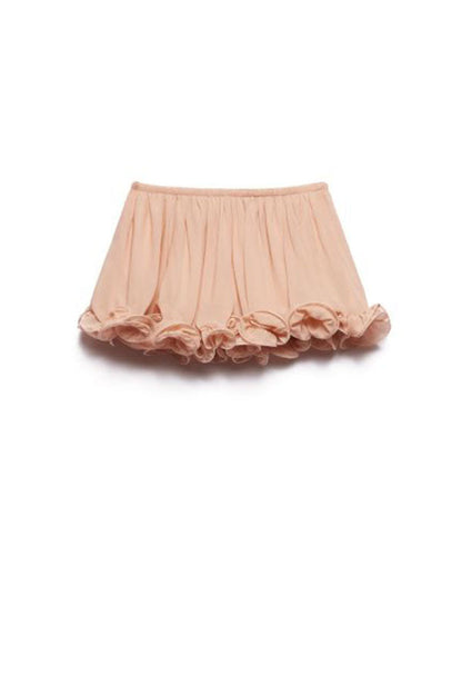 Lynor™ | Ruffled Hem & Elastic Waist Shorts