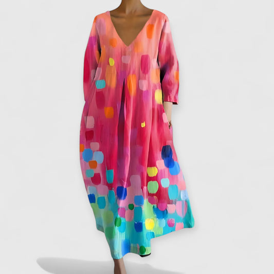 Lynor™ | Graceful Premium V-Neck Dress