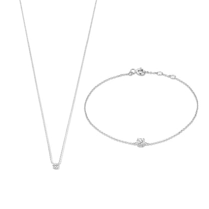 Lynor™ | Cléa Moissanite Stone Set – Radiant 14K Gold with Brilliant Sparkle