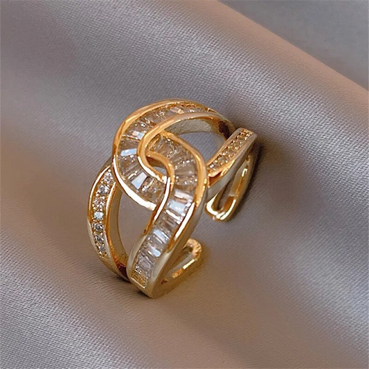 Lynor™ | Elegant Adjustable Intertwined Ring