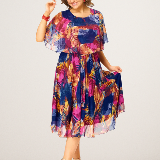 Lynor™ | Comfortable Chiffon Dress Plus Sizes