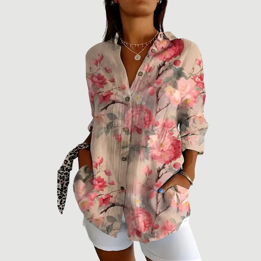 Lynor™ | Colorful Design Blouse Ida