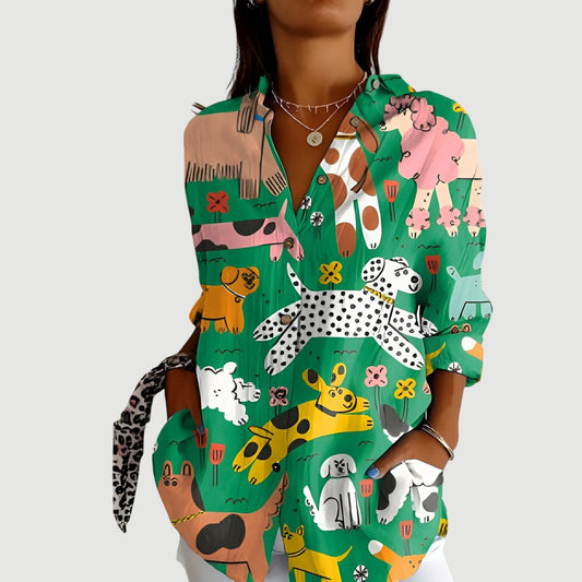 Lynor™ | Colorful Design Blouse Mille