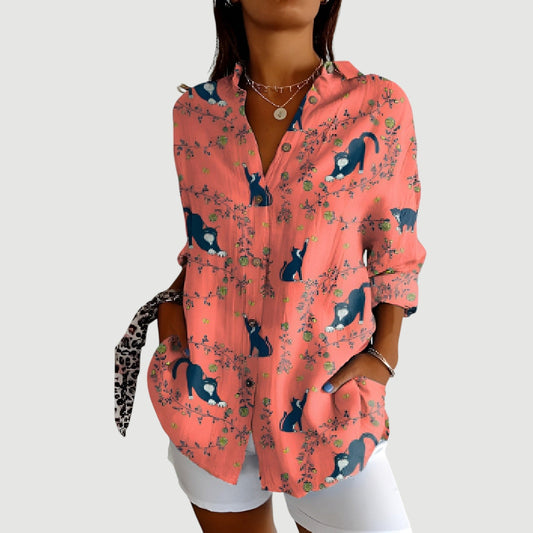 Lynor™ | Colorful Design Blouse Freda
