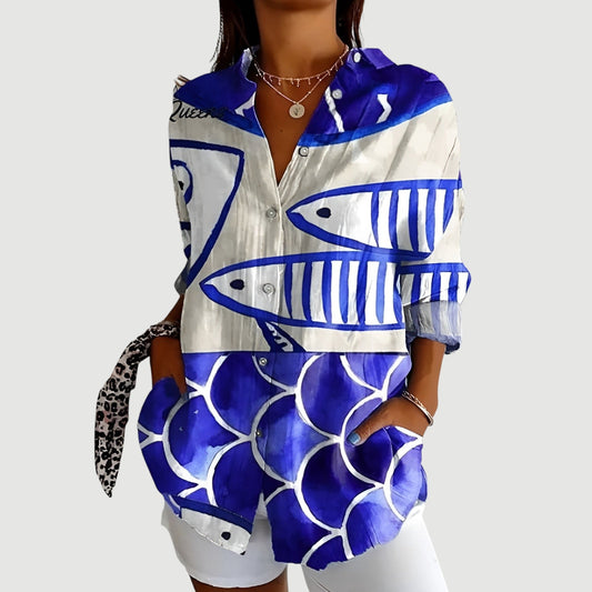 Lynor™ | Colorful Design Blouse Malou