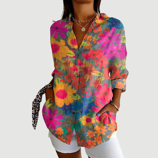 Lynor™ | Colorful Design Blouse Elva