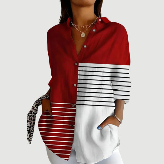Lynor™ | Colorful Design Blouse Fenja