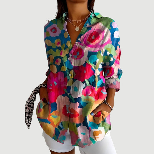 Lynor™ | Colorful Design Blouse Anna