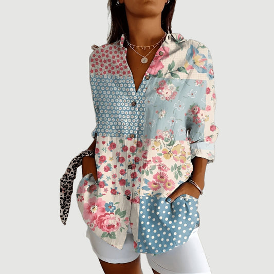 Lynor™ | Colorful Design Blouse Liv