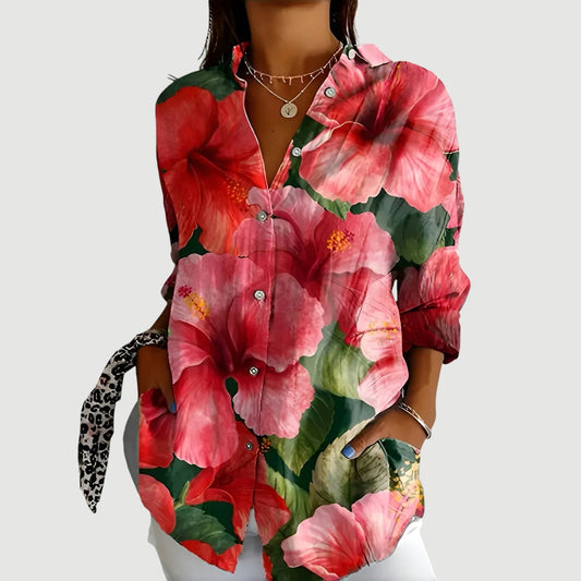 Lynor™ | Colorful Design Blouse Thea