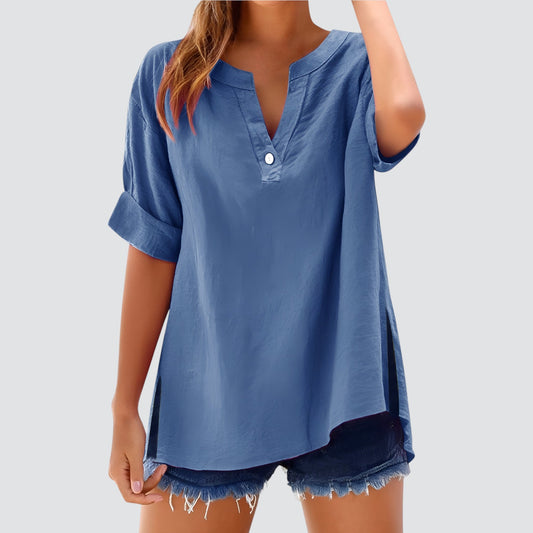 Lynor™ | Airy Linen Top – Effortless Comfort in Lightweight Style