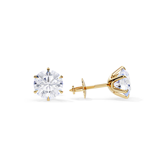 Lynor™ | Tera Earrings – Sculpted 18K Gold with Bold, Modern Elegance