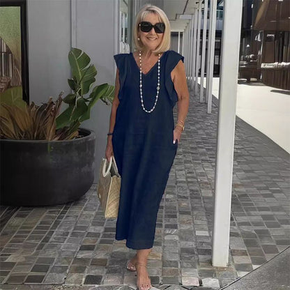 Lynor™ Santorini Dress – Breezy Elegance Inspired by the Islands