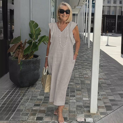 Lynor™ Santorini Dress – Breezy Elegance Inspired by the Islands