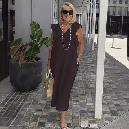 Lynor™ Santorini Dress – Breezy Elegance Inspired by the Islands