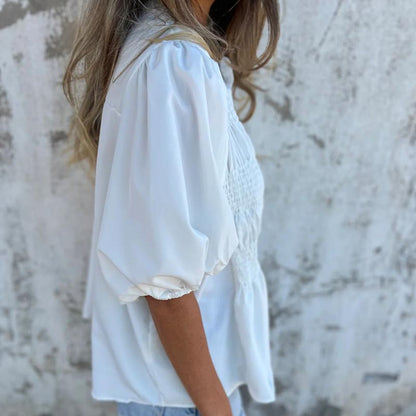 Lynor™ | Elegant Ibiza-Style Blouse for Effortless Summer Days