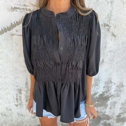 Lynor™ | Elegant Ibiza-Style Blouse for Effortless Summer Days