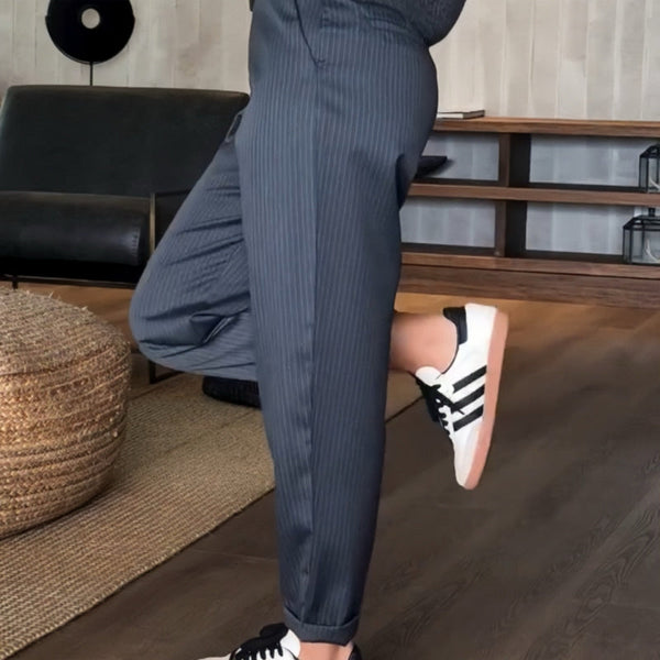 Lynor™ | Striped Suit Pants