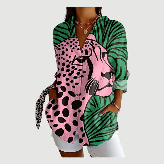 Lynor™ | Colorful Design Blouse Vera