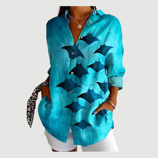 Lynor™ | Colorful Design Blouse Yrsa
