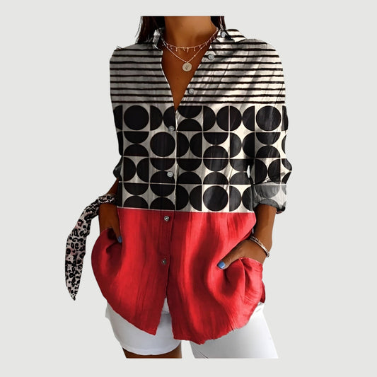 Lynor™ | Colorful Design Blouse Sigrid