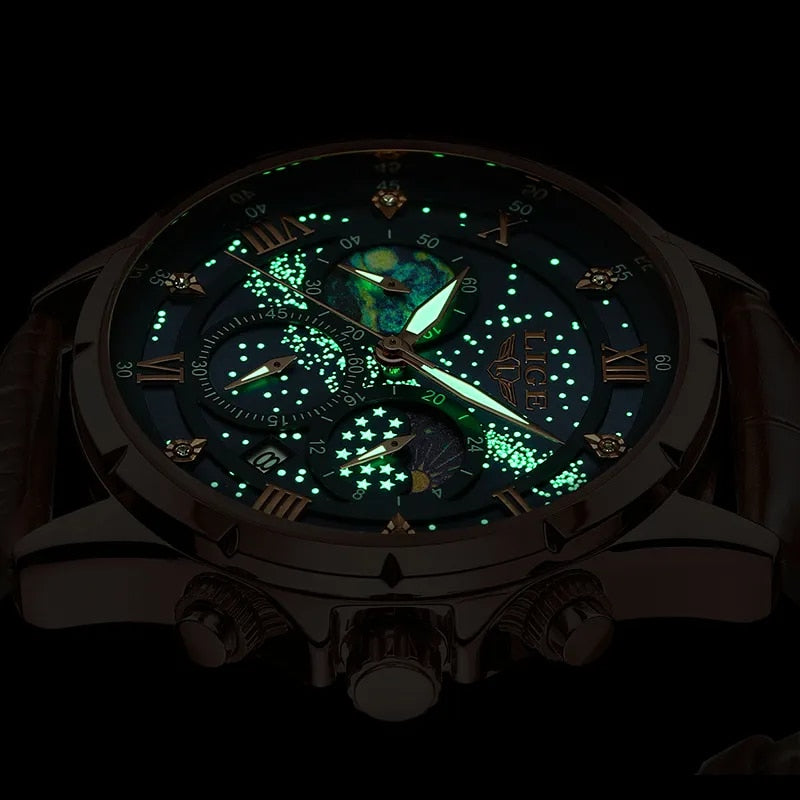 Lynor™ | Elegant Moon Phase Watch