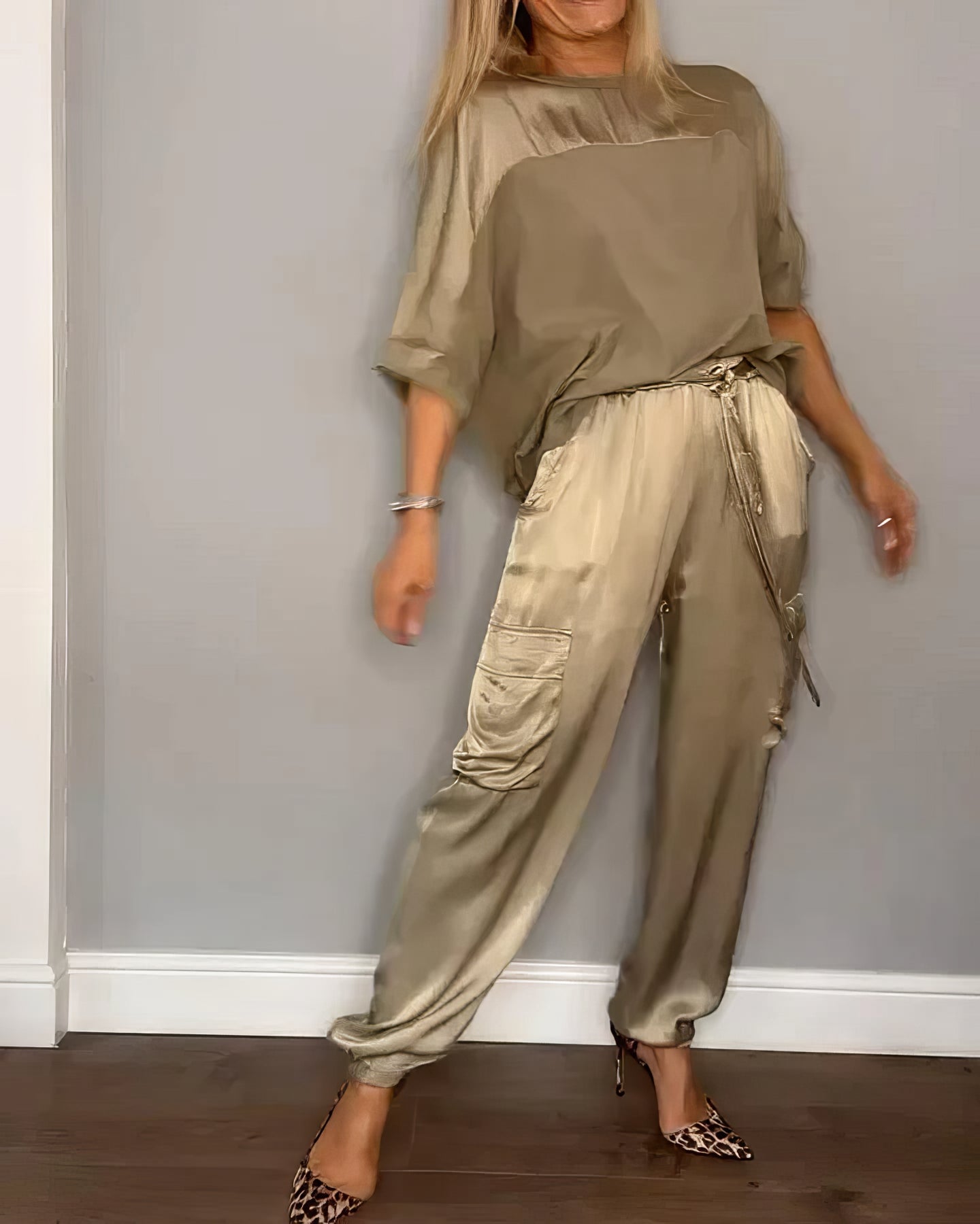 Lynor™ | Elegant Satin Two-piece Set