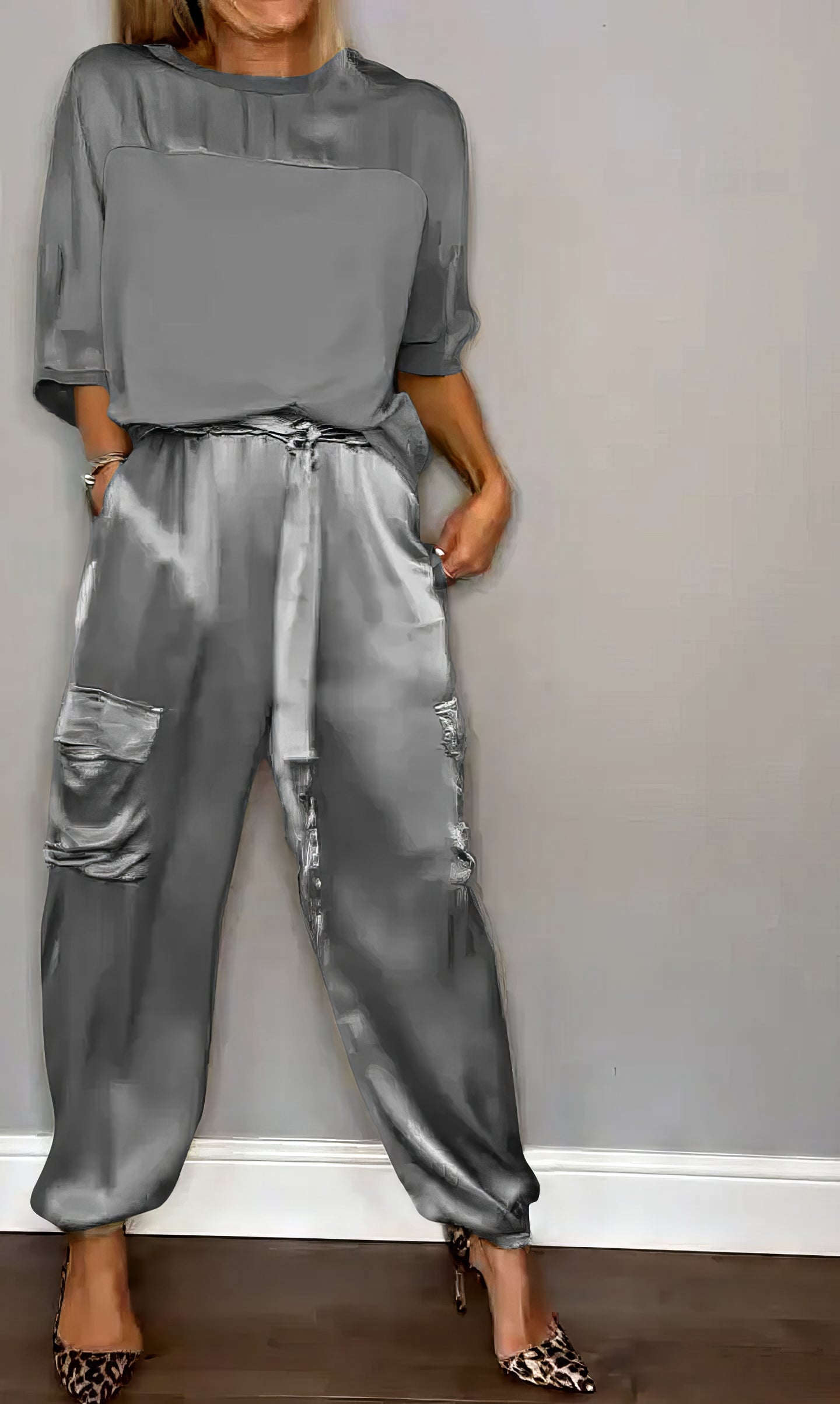 Lynor™ | Elegant Satin Two-piece Set