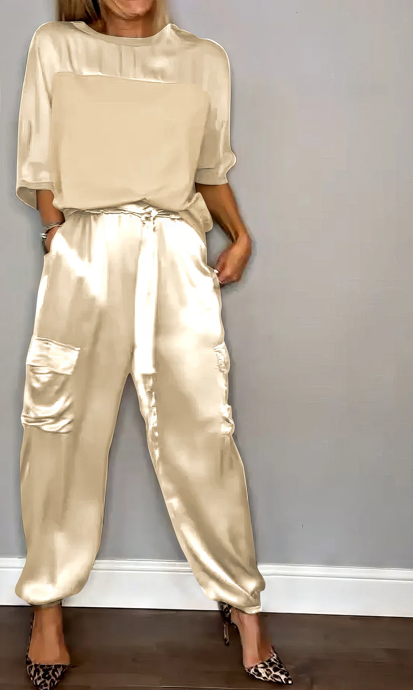 Lynor™ | Elegant Satin Two-piece Set